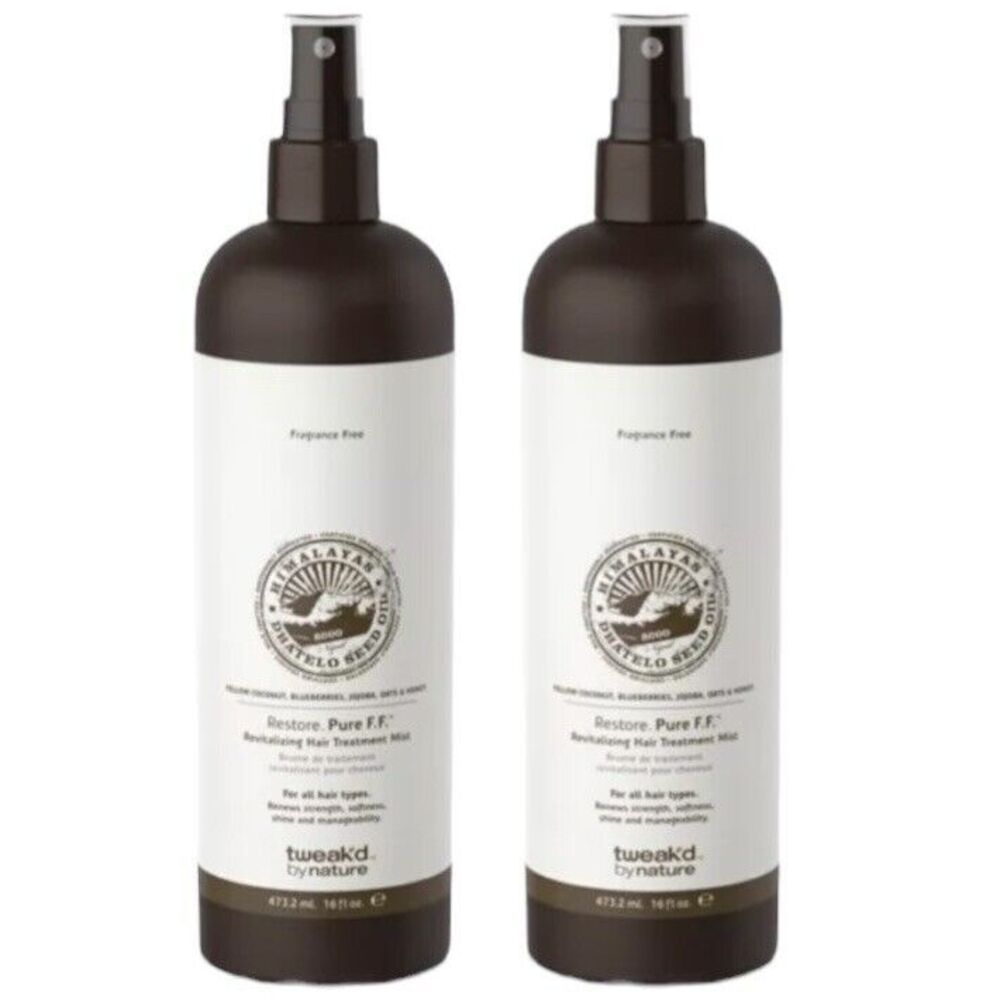 2X - Tweak'd Restore Pure F.F. Fragrance Free Hair Treatment Mist Hair 16 oz